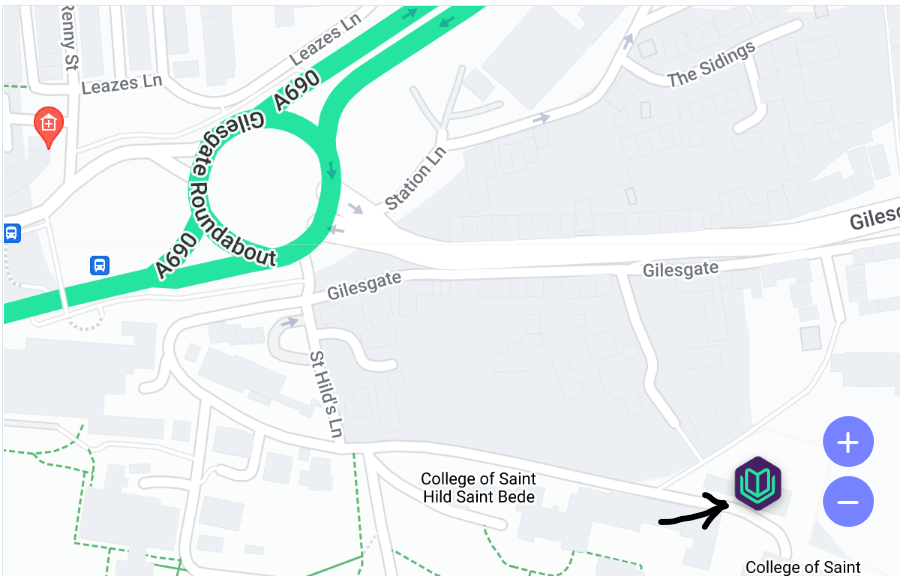 Durham Gamelan map